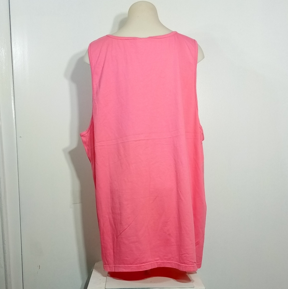 Comfort Colors Heavyweight Unisex Pink Tank Top Sz XXL - Picture 3 of 5